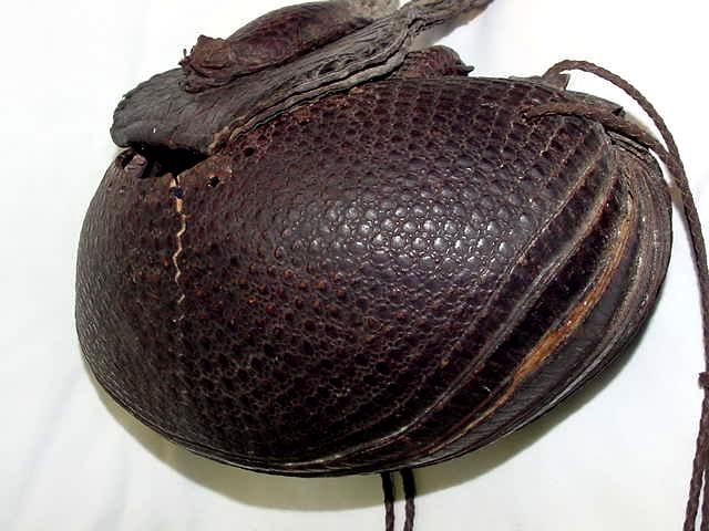 1940S FOLK ART LADIES ARMADILLO PURSE OLD WEST WESTERN  