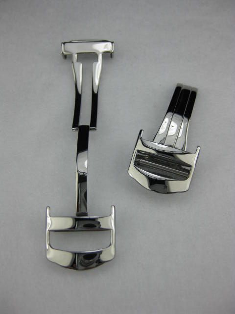 cartier folding style deployment straps top grade swiss 316l stainless 