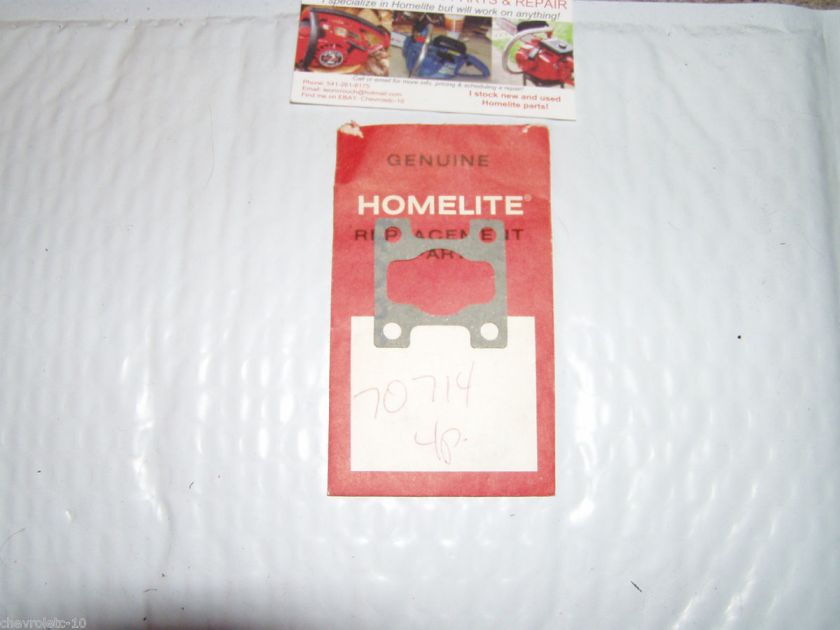 NOS Homelite 350, 360 Chainsaw Intake Manifold Adapter Gasket 70714 