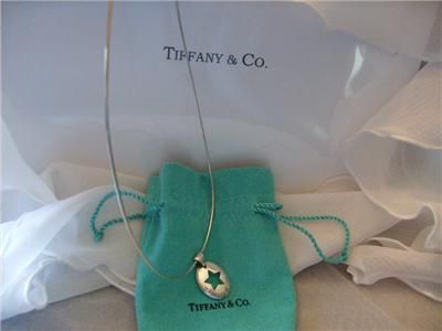 Tiffany & Co.Star Stencil Sterling Silver Necklace 1999  