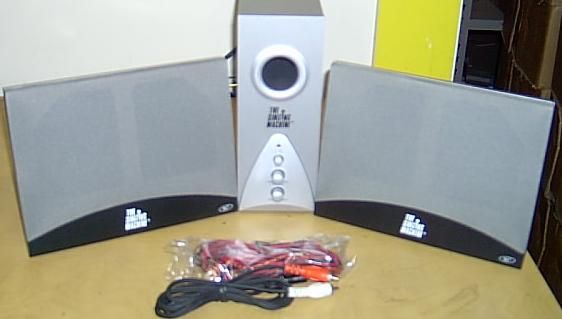 PIECE SLIM THIN SPEAKERS SPEAKER SUBWOOFER NICE NEW  