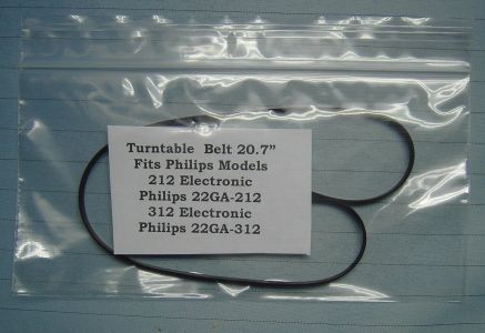 NEW 20.7 Belt For Philips Turntable GA 212 or GA 312  