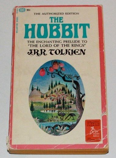 JRR Tolkien   THE HOBBIT   BB 345 Ballantine Books 1969  