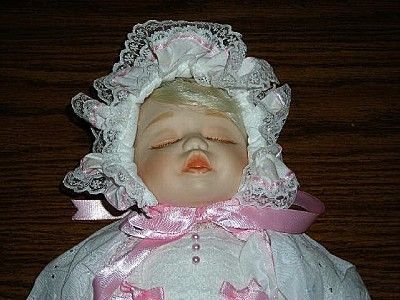 Franklin Heirloom Porcelain Christening Doll~1990~NIB  