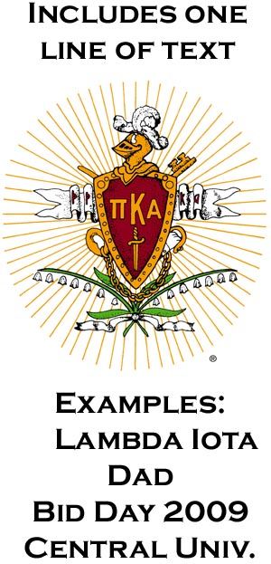 Pi Kappa Alpha   Pike Custom Golf / Polo Shirt   (S XL)  