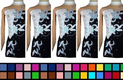 Competition Rhythmic Gymnastics leotard Skating Dress  