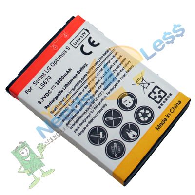   extended battery LG Optimus S ; Optimus U; Optimus V + Cover + Charger