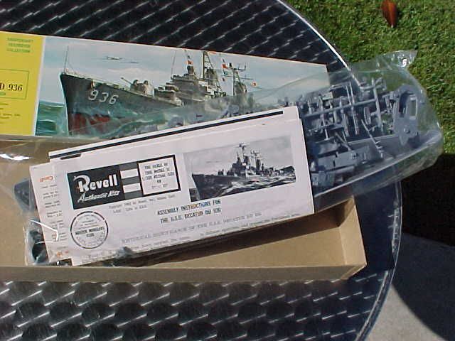 1962 DESTROYER U.S.S. DECATUR DD 936 REVELL MODEL NEW & SEALED 