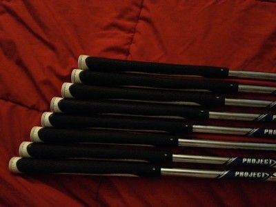 RARE EXCELLENT BRIDGESTONE J36 FORGED BLADES 3 PW PROJECT X 6.0 STIFF 