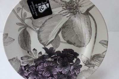 ANDREW TANNER/ROYAL STAFFORD FLORAL LILAC DINNERWARE SET 24PC 