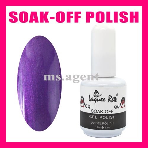 Nail Art UV Gel colour Soak off Polish UV lamp Glitter 15ml 80 colors 