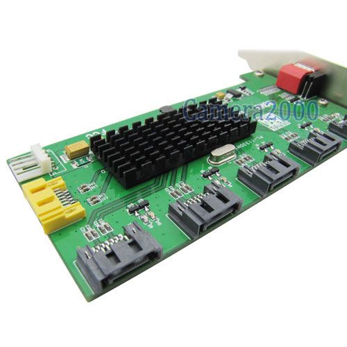 5Port SATA HDD Accelerator Hard Drive RAID Control Card SATA Hub 