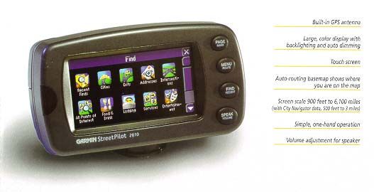 GARMIN GPS STREETPILOT 2610 AUSTRALIA CAR MOTORCYCLE ATV NUVI 2720 