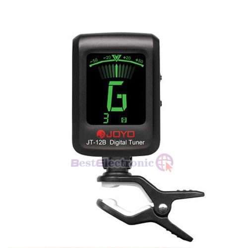 JOYO JT 12B Clip On Chromatic Guitar Bass Violin Tuner  