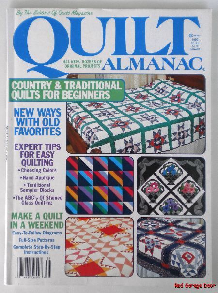 Quilt Almanac 1993 Magazine Beginner Expert Weekend Tip  