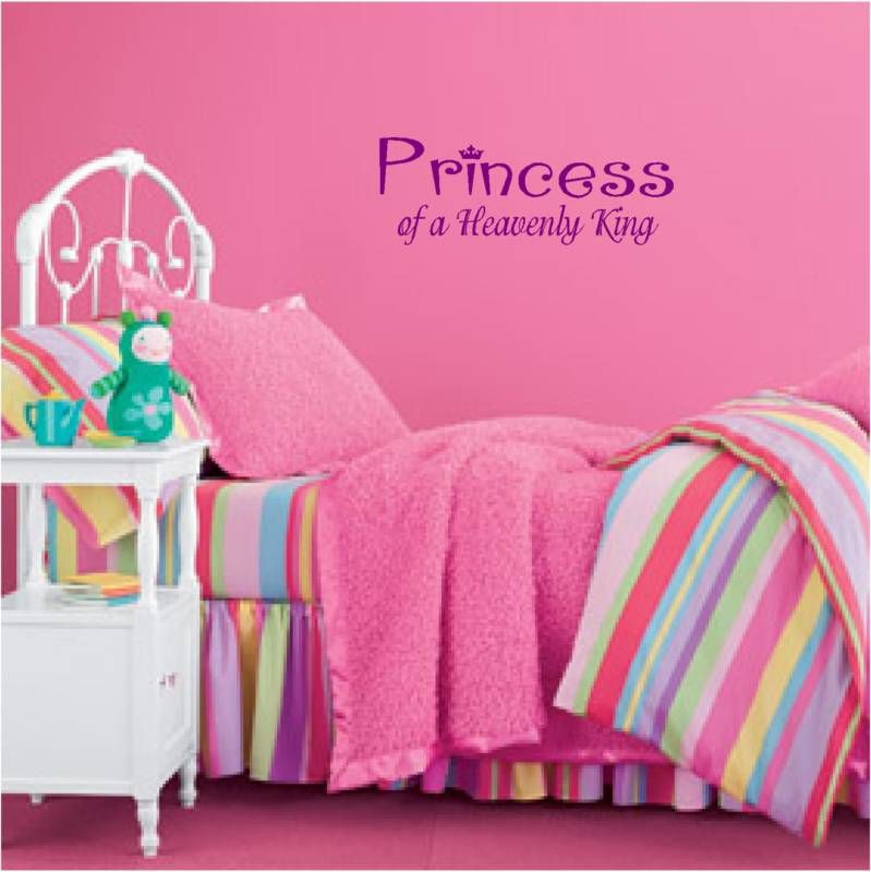 Princess of a Heavenly King  Christian wall sticker  