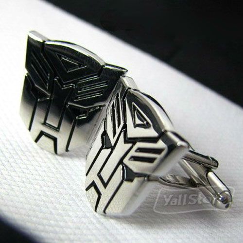 NEW DRESS transformers Autobot sign cuffllinks  