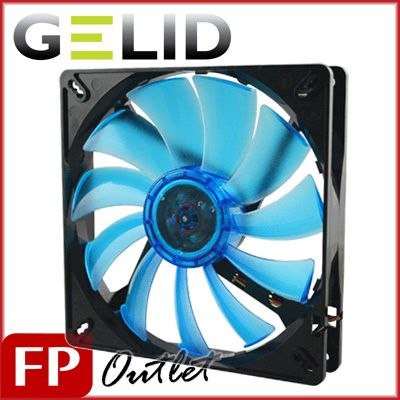 UV Reactive 140 mm Case Fan with Nanoflux Bearing for Gamer 