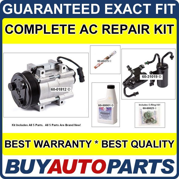 DODGE RAM AC REPAIR KIT NEW COMPRESSOR 06   09 CUMMINS  