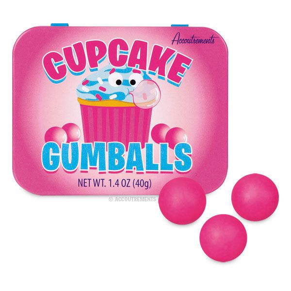 CUPCAKE GUMBALLS, Gum, Candy, Birthday, Party  