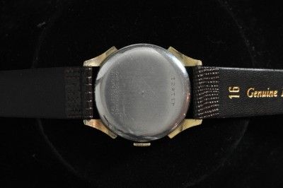 VINTAGE MENS BENRUS DAY/DATE WRISTWATCH MODEL CE 13 KEEPING TIME 