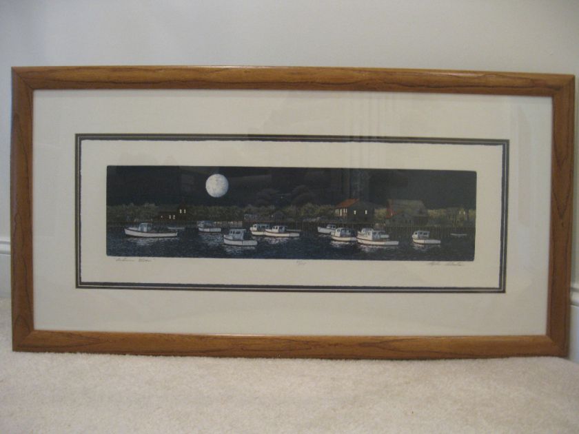 STEPHEN SEBASTIAN AUTUMN MOON SIGNED LIMITED EDITION PRINT 37/175 