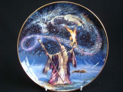 ROYAL DOULTON DRAGON   SORCERERS SPELL COLLECTOR PLATE  