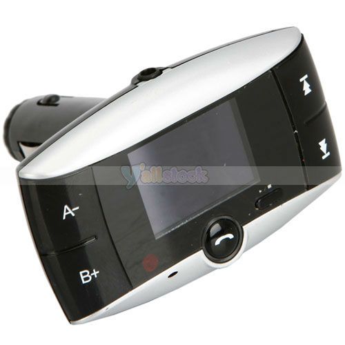 New FM Transmitter Bluetooth Wide Screen Car  Player& Remote 