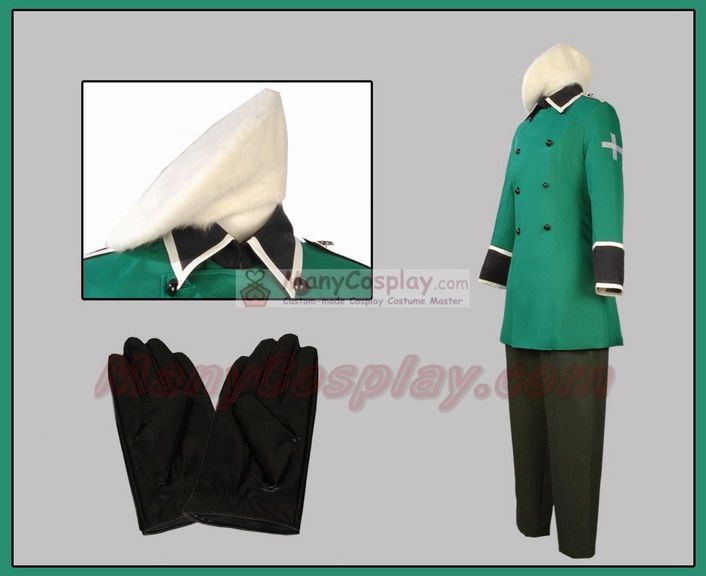 Axis Powers Hetalia Switzerland anime Cosplay Costumes  