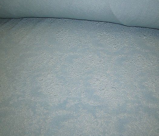 New Sea Blue Pucker Jacquard Poly Stretch Fabric  