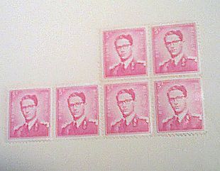 NEW BELGIUM POSTAGE STAMPS~Set of 6~ 3 cent stamps~Vint  