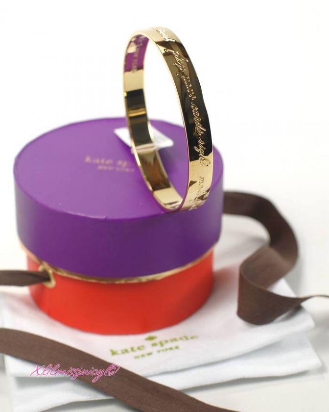 100% Authentic Kate Spade Gold plated Bangle  Brand new in super cute 