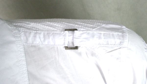 ROAR Mens Shirt NIGHT PATROL zipper button down WHITE  