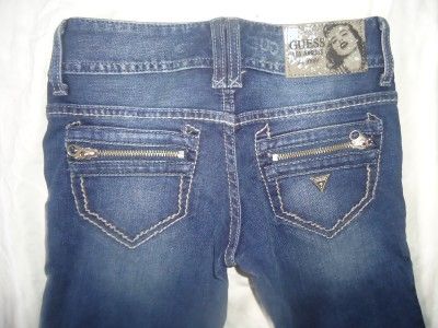 NWT WOMENS GUESS DAREDEVIL STRAIGHT LEG JEANS 00 23  