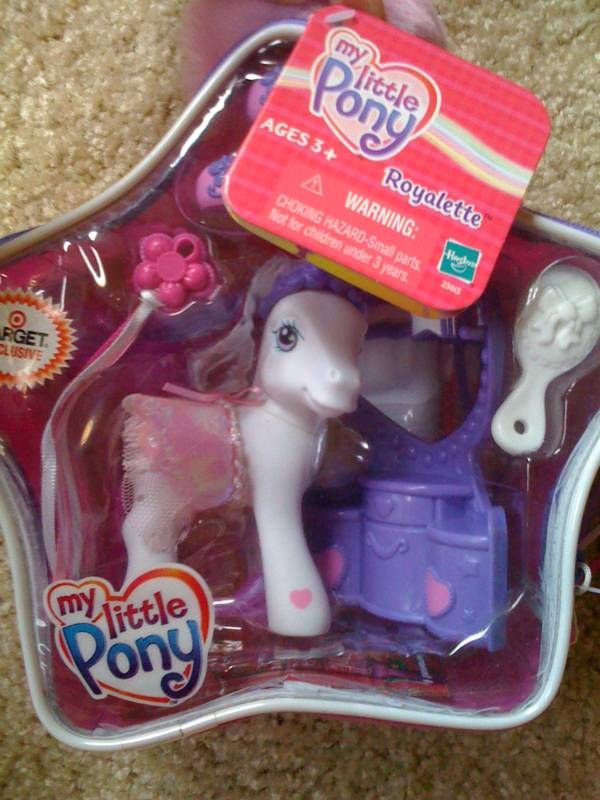 2005 My Little Pony ROYALETTE G3 Retired Target White  