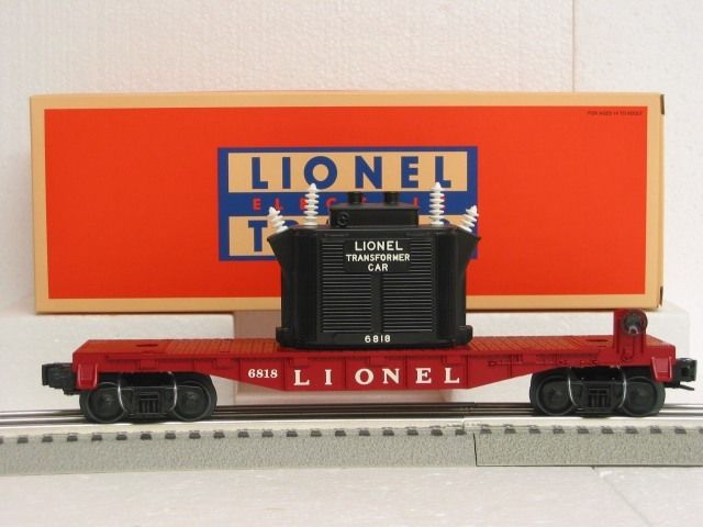   FLAT CAR W/ TRANSFORMER LOAD 6818 rolling stock o gauge train 6 31784