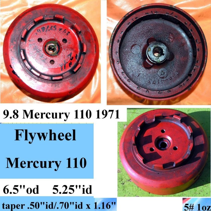 Flywheel, 9.8 Hp Mercury 1971 / 1973 Steel  