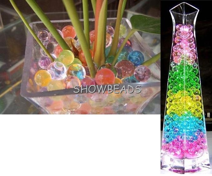 10bags Magic Crystal Mud Soil Water Beads for Flower Garden Planting 