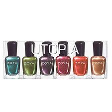 Zoya UTOPIA WINTER 07/08 Collection Nail Polish 6pc,  