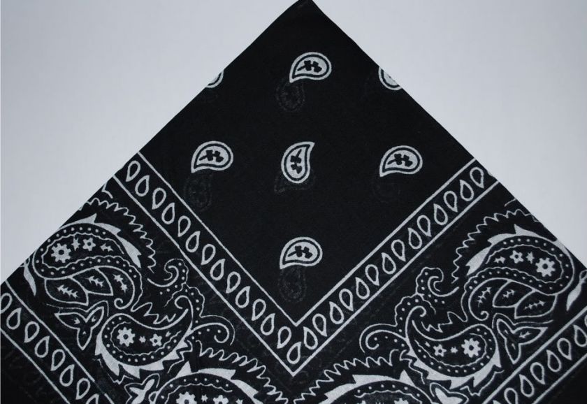 COTTON PAISLEY PATTERN SCARF HEADWRAP BANDANA  