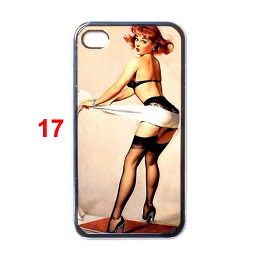 Pin up Girl Vintage Apple iPhone 4 Case  Assorted Style  