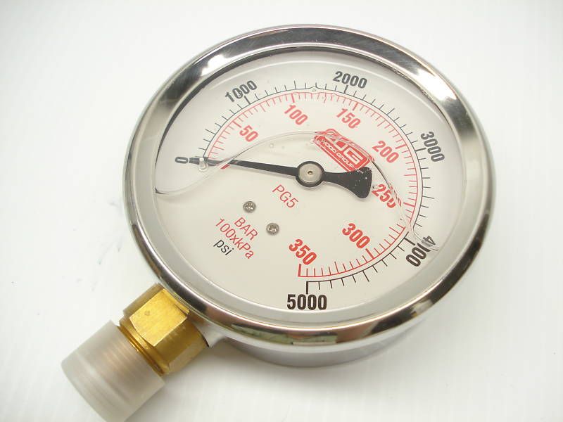 Wood Group 4”, 0 5000 PSI Pressure Gauge PG5  