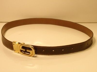 GUCCI Pivoting Buckle Reversible Belt  