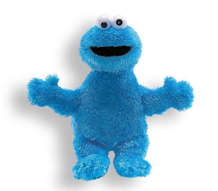 GUND COOKIE MONSTER Sesame Street plush toy  