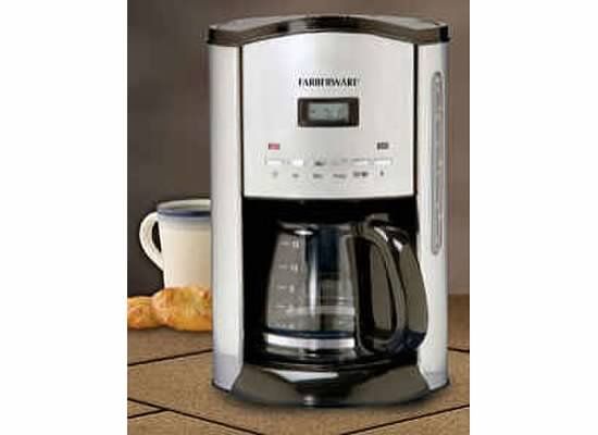   FARBERWARE MILLENIUM 12 CUP STAINLESS STEEL COFFEE MAKER PERCULATOR