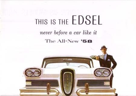 1958 EDSEL Sales Folder Literature Piece  