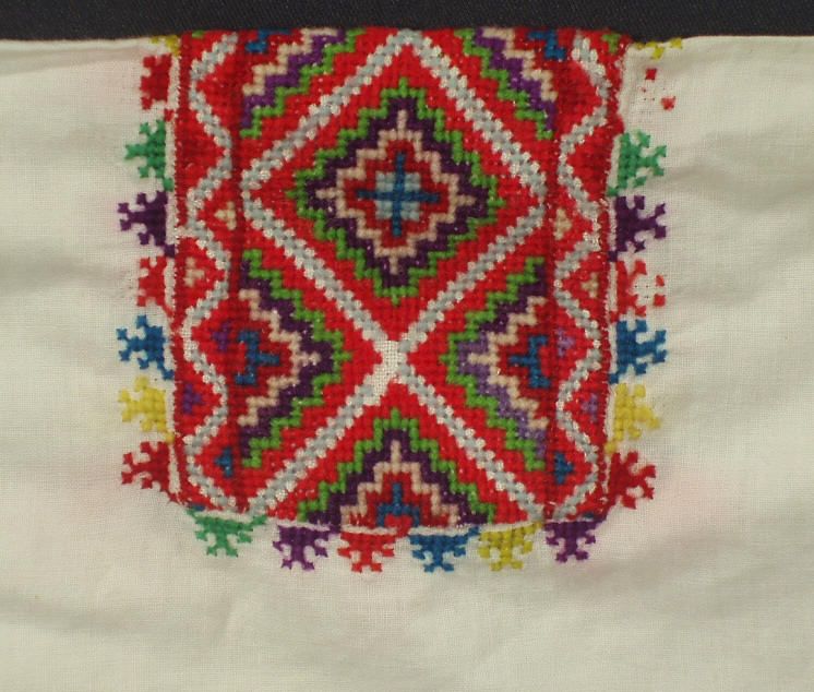 HANDMADE embroidered peasant blouse Slovak ethnic clothing folk 