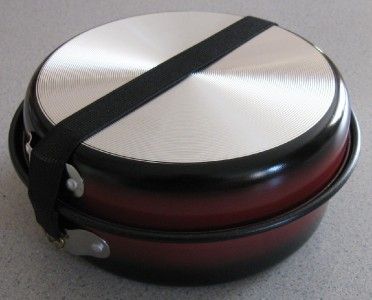 NEW TEXSPORT Kangaroo 5 Pc Aluminum Mess Kit Camping Cookware with 