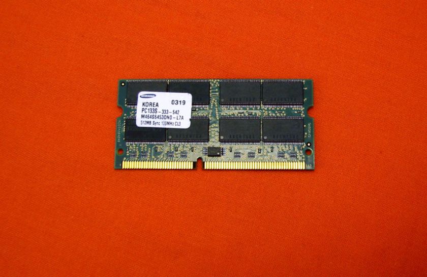 Apple 512MB PC133 SODIMM 144 G4 Powerbook iMac iBook G3 PC133S #1 