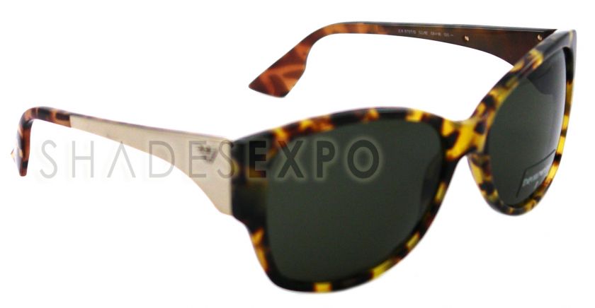 NEW Emporio Armani Sunglasses EA 9707/S TORTOISE 52J1E EA9707 AUTH 